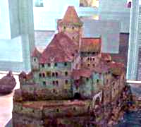 Burg Stein bei Rheinfelden, Modell im Fricktaler Museum, Rheinfelden